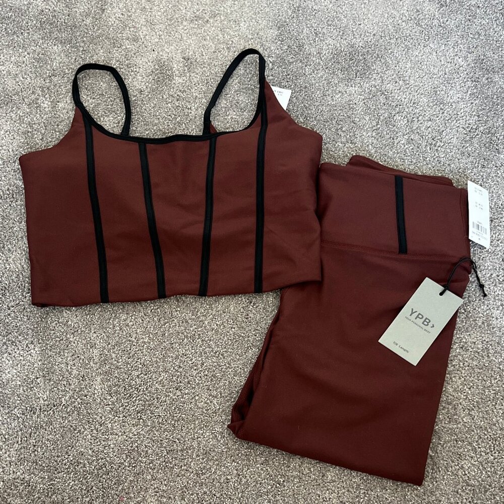 Abercrombie YPB Brown/Black Stripe Set